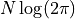 N \log (2 \pi)