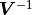 \bm{V}^{-1}