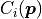 C_i(\bm{p})